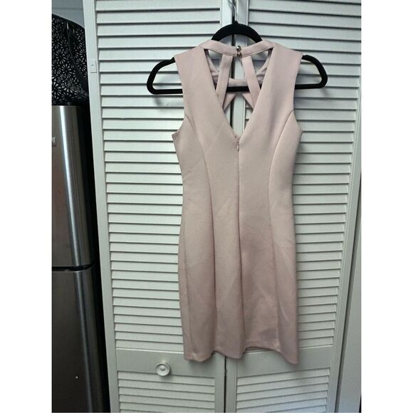 Guess Blush Pink Cut-Out Sheath Dress, Sz 4, MSRP $119 - Picture 8 of 14